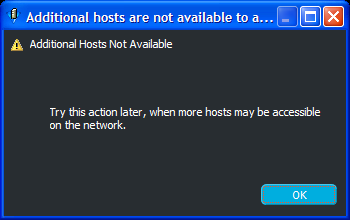 Select Host Dialog Box