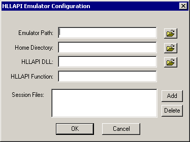 The HLLAPI Function text box