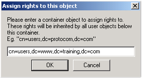 Assigning Rights