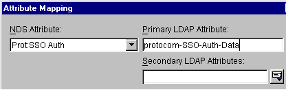 Mapping the Prot:SSO Auth attribute to LDAP
