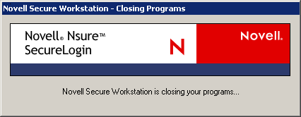 The Closing Programs dialog box