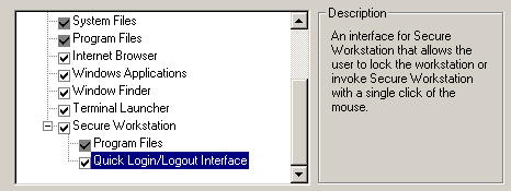 Secure Workstation Subcomponents