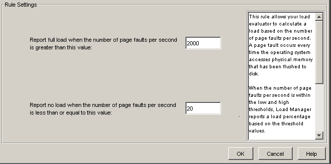 The Rule Settings pane