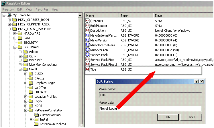 Registry Editor