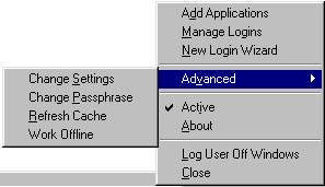 Options in SecureLogin