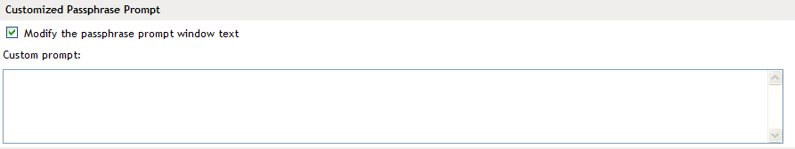Modifying the passphrase prompt window text