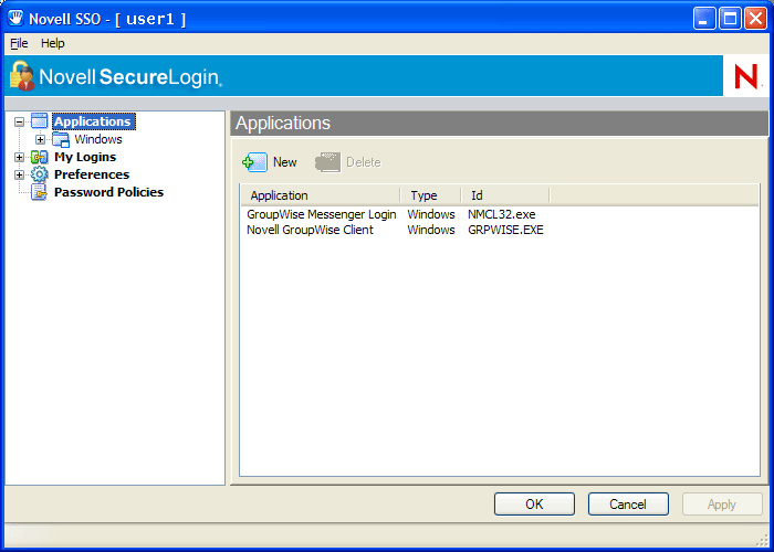 application pane