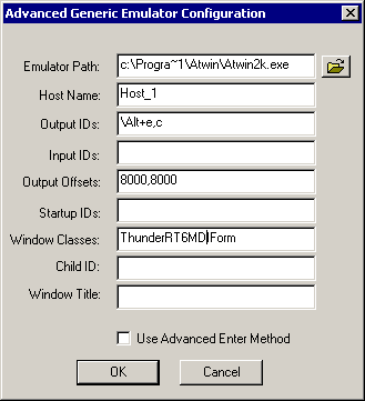 The Terminal Launcher Configuration Dialog Box