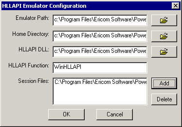 The Terminal Launcher Configuration Dialog Box