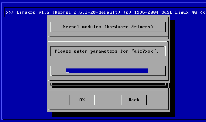 Entering Parameters for a Module