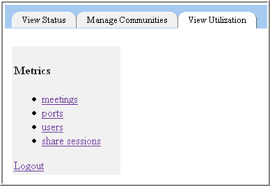 View Utilization tab