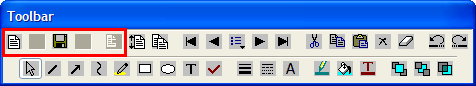 Whiteboard toolbar