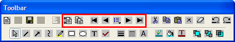 Whiteboard toolbar