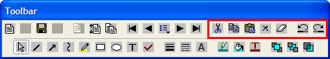 Whiteboard toolbar