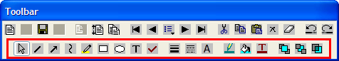 Whiteboard toolbar