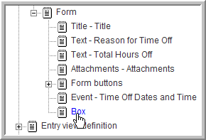 Form tree