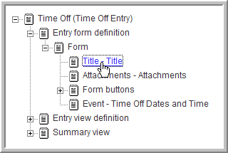 Form elements