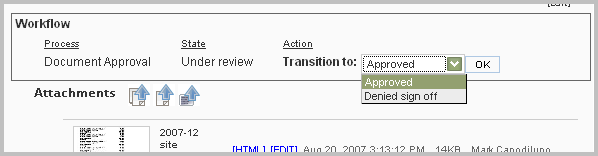 Changing an Entry’s Workflow State