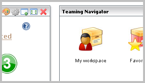 The My Workspace Icon in the Navigator Portlet
