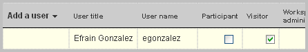 Enabling Visitor Status for Someone in the Access Control Table