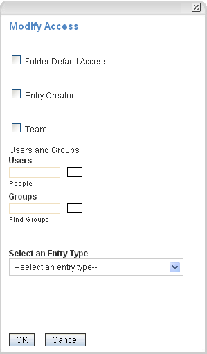 Access Control Form