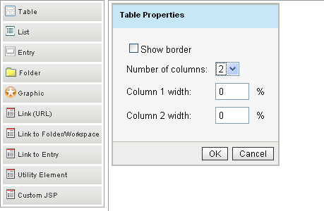 Configuring Table Properties