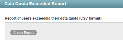 Data Quota Exceeded Report