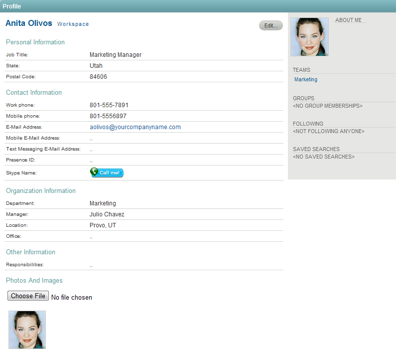 User Profile