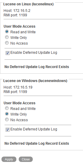 Lucene Nodes page