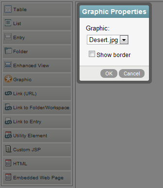 Configuring Graphic Properties