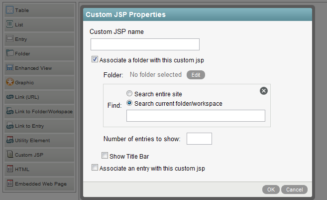 Configuring Custom JSP Properties