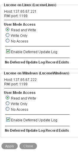 Lucene Nodes page