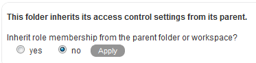 Folder Inheritance