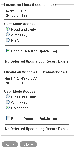 Lucene Nodes page