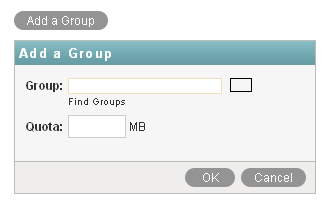 Add Group Data Quota