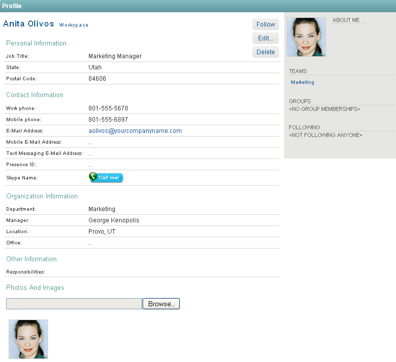 User Profile