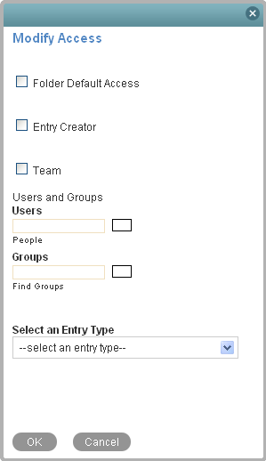 Access Control Form