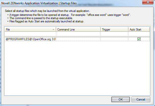 Startup Files - OpenOffice
