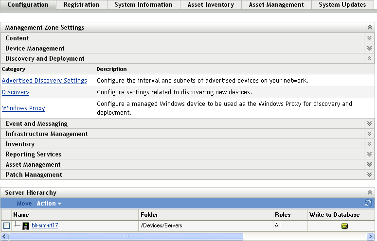 Configuration tab > Management Zone Settings panel