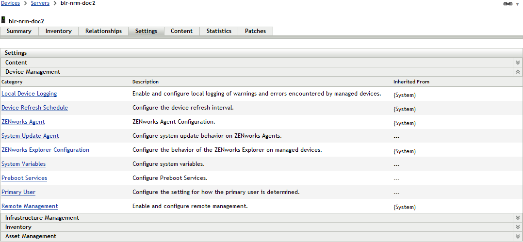  Device Settings panel