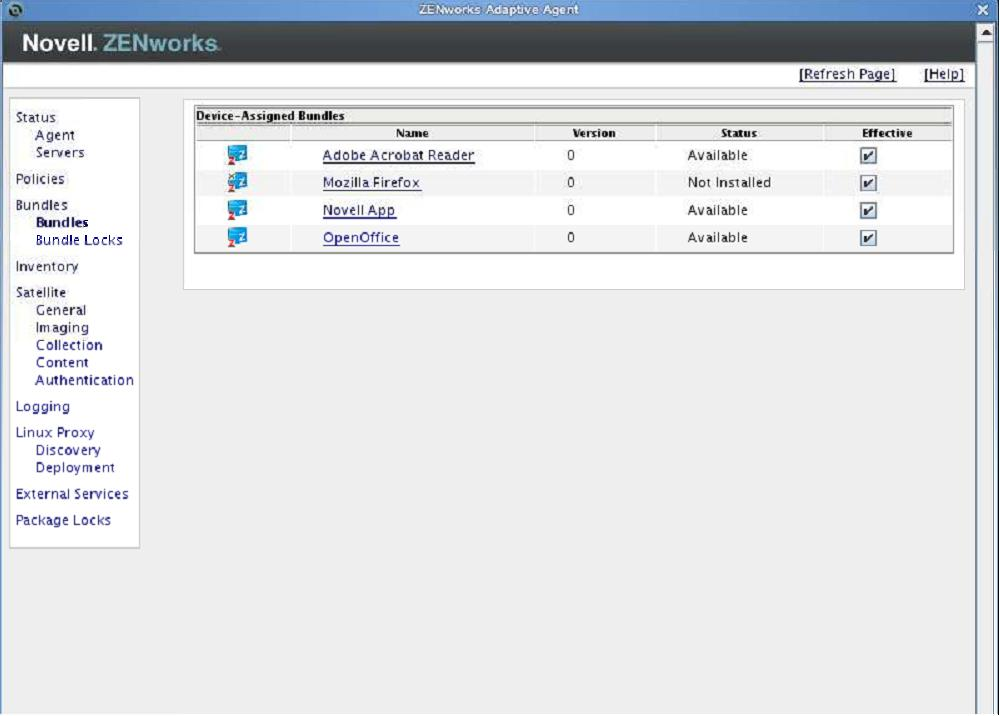 List of Device Assigned Bundles