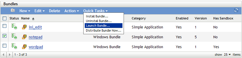 Bundles Page