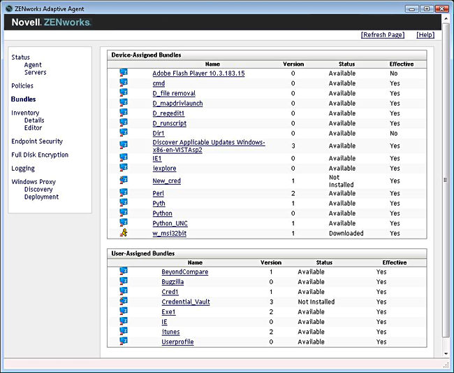 ZENworks Adaptive Agent