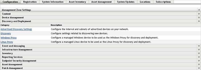 Configuration tab > Management Zone Settings panel