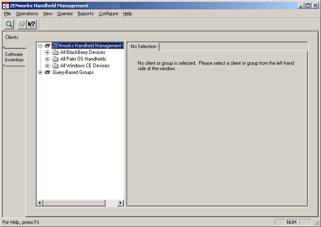 ZENworks Handheld Management Inventory Viewer