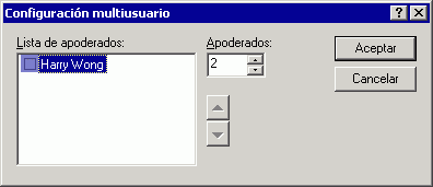 Recuadro de dilogo Configuracin multiusuario