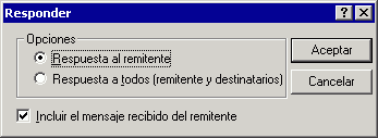 Recuadro de dilogo Responder