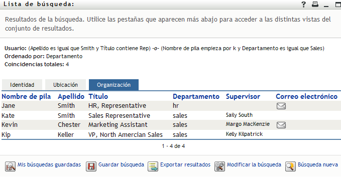 Resultado de la búsqueda avanzada