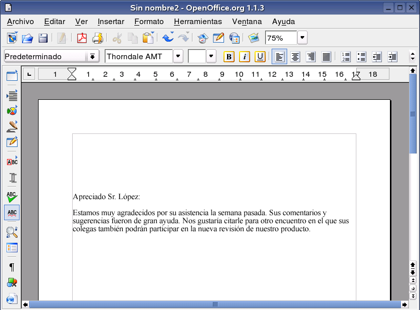 Writer de OpenOffice.org