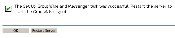 Mensaje de tarea realizada correctamente